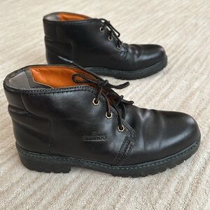 SEBAGO Drysides Waterproof Leather Chukka Boot Lace Up Black Women's Size 9